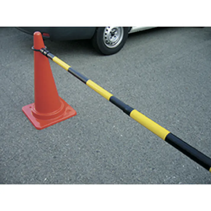 【CAINZ-DASH】ミツギロン スライドバー (黄黒) 35φ×1.3~2.0m SF-23-T SLB-YB【別送品】