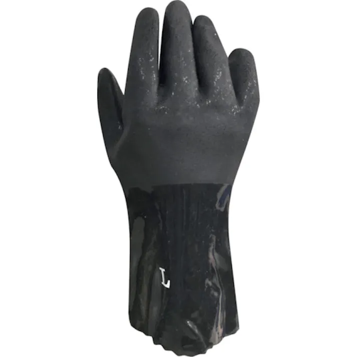 【CAINZ-DASH】三重化学工業 耐油シームレスブラック 3双組 L NO.404-3 L【別送品】