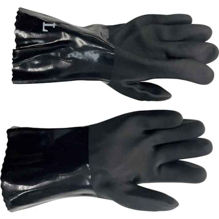 【CAINZ-DASH】三重化学工業 耐油シームレスブラック 3双組 L NO.404-3 L【別送品】