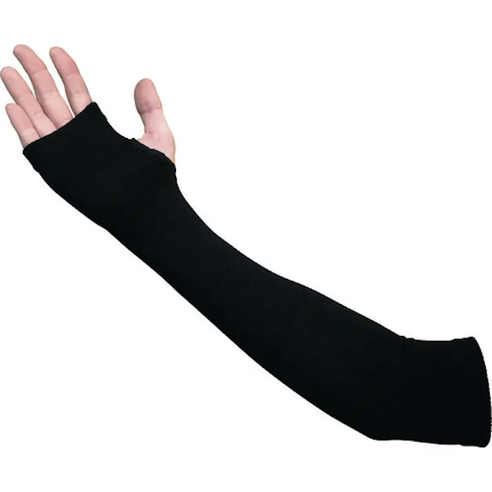 【CAINZ-DASH】三重化学工業 女性用アームカバー エアリー ブラック NO.TK15-BK【別送品】