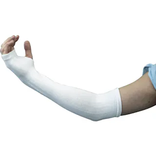 【CAINZ-DASH】三重化学工業 女性用アームカバー エアリー ホワイト NO.TK15-WH【別送品】