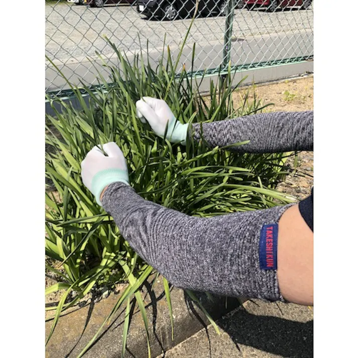 【CAINZ-DASH】三重化学工業 竹糸くんアームカバー10 ブラック NO.TK05-BK【別送品】