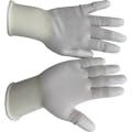 【CAINZ-DASH】三重化学工業 ウレタン手袋　指先コーティング　白　ＳＳ　（１０双入り） NO.618-SS【別送品】