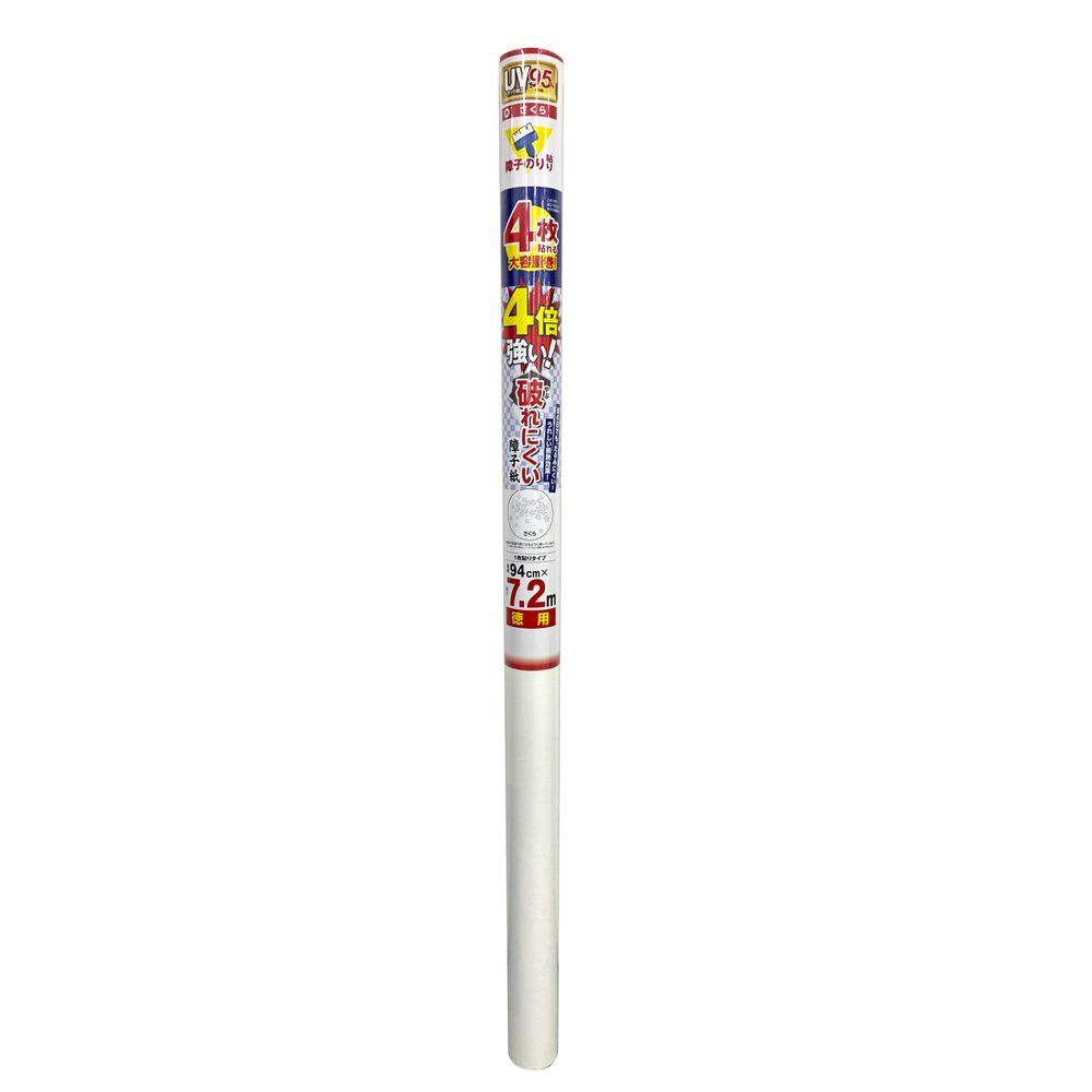 4倍強い障子紙 さくら 94cm×7.2m 障子紙 4倍強い障子紙 さくら 94cm×7.2m 障子紙