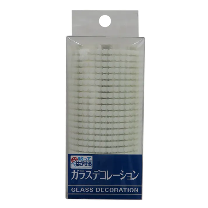 貼ってはがせる ガラスデコ ドット DEC257 幅10cm×長さ180cm