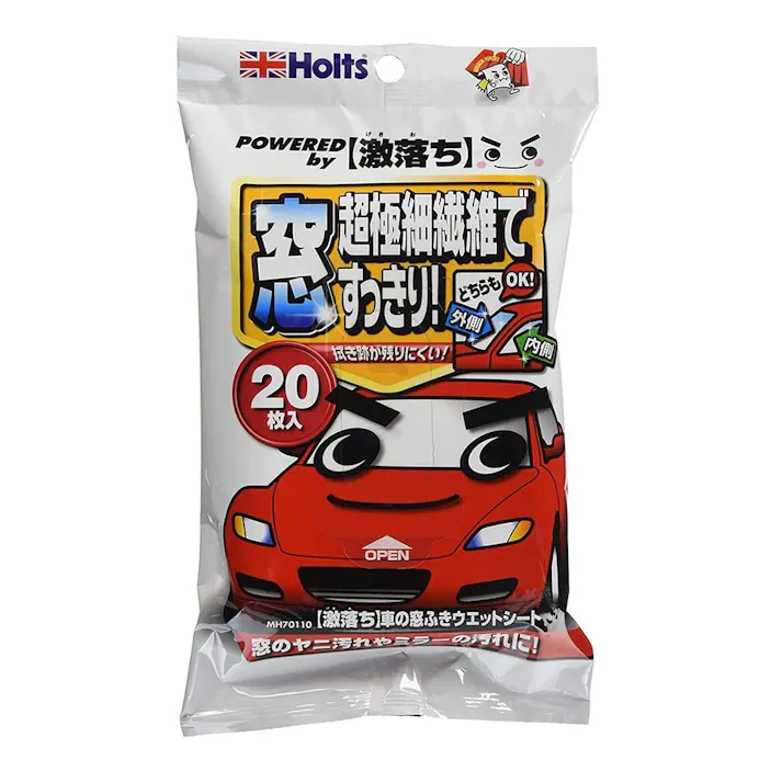 ホルツ Holts 激落ち 車の窓ふき ウェットシート MH70110 20枚入