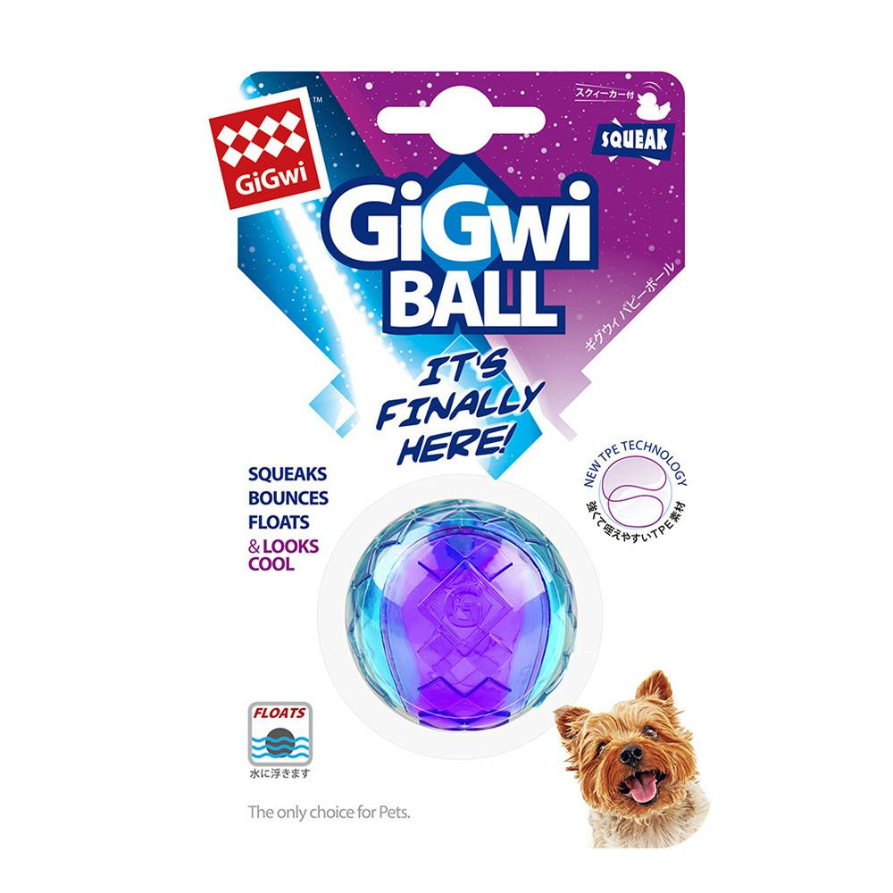 GiGwi ギグウィ パピーボール パープルブルー