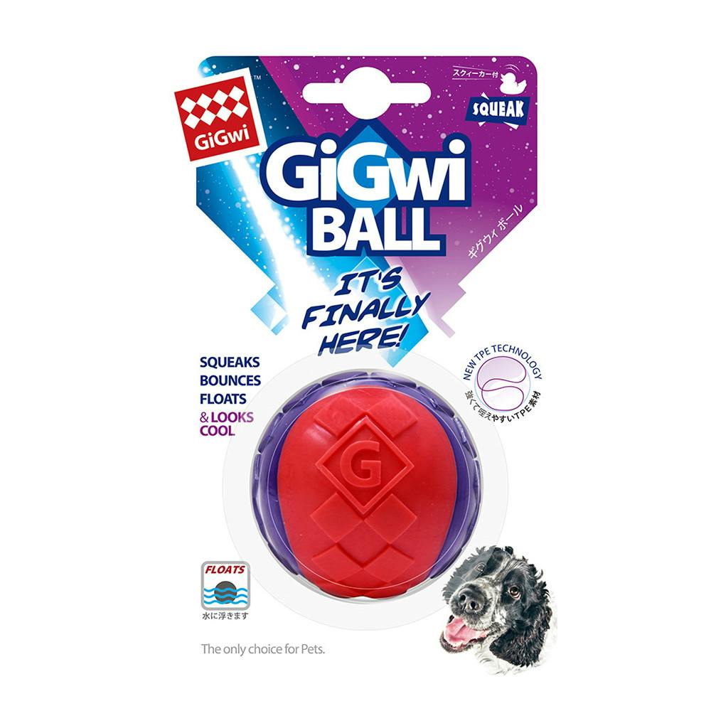GiGwi ギグウィ ボール レッドパープル