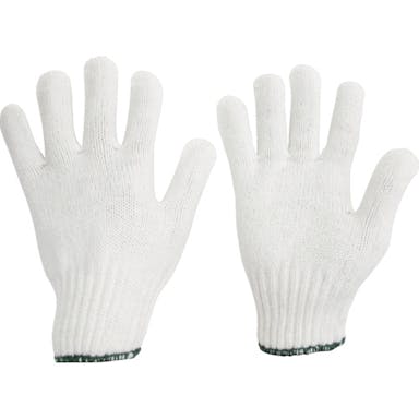 【CAINZ-DASH】ミドリ安全 特紡軍手　Ｎｏ．５　サラシタイプ　（２本編・６００ｇ）　１２双入【別送品】