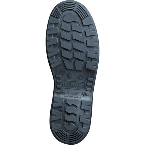 【CAINZ-DASH】ミドリ安全 女性用ゴム２層底安全靴　ＬＲＴ９１０ブラック　２２ｃｍ LRT910-BK-22.0【別送品】