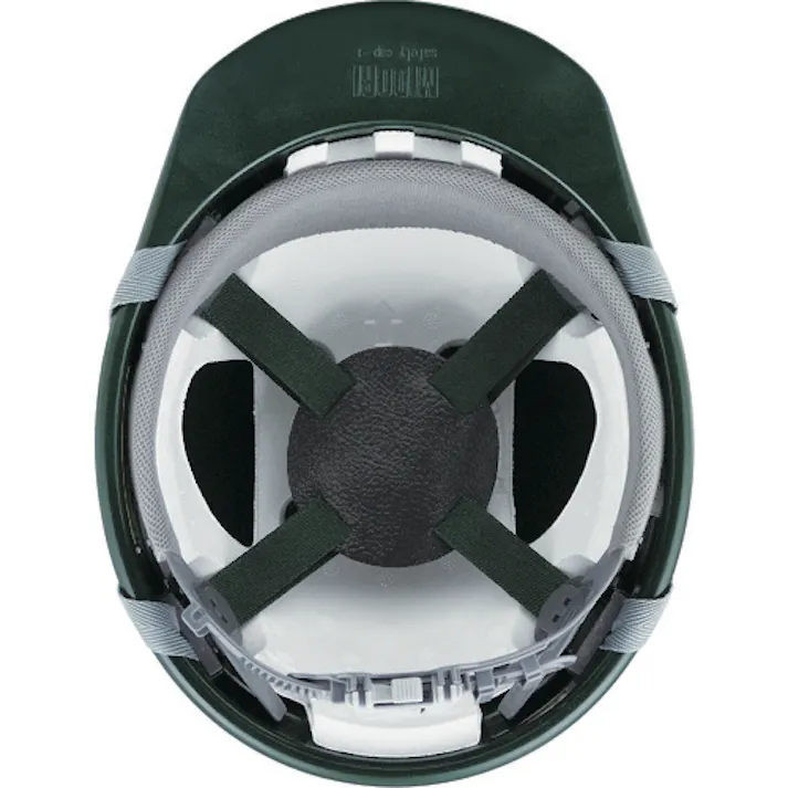 【CAINZ-DASH】ミドリ安全 ABS製ヘルメット ダークグリーン SC-1BN RA KP-DG【別送品】