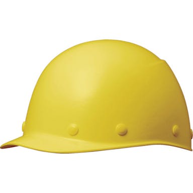 【CAINZ-DASH】ミドリ安全 ＦＲＰ製ヘルメット　野球帽型　イエロー SC-9FRA-Y【別送品】