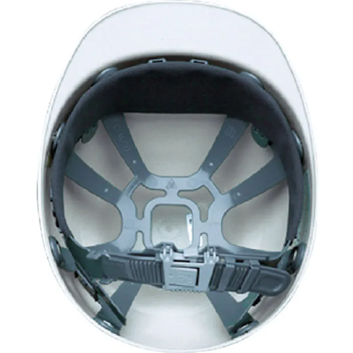 【CAINZ-DASH】ミドリ安全 FRP製ヘルメット 野球帽型 通気孔付 ホワイト SC-9FVRA-W【別送品】