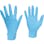 【CAINZ-DASH】ミドリ安全 ニトリル使い捨て手袋　粉付　青　Ｍ　（１００枚入） VERTE-752K-M【別送品】