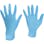 【CAINZ-DASH】ミドリ安全 ニトリル使い捨て手袋　極薄　粉なし　青　Ｓ（１００枚入） VERTE-710-N-S【別送品】
