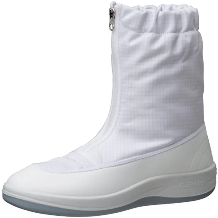 【CAINZ-DASH】ミドリ安全 クリーン静電靴 ハーフフード ファスナー式 SU551 23.0CM SU551-23.0【別送品】