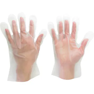 【CAINZ-DASH】ミドリ安全 ポリエチレンディスポ手袋 ベルテ573 100枚 袋入 S VERTE-573-S【別送品】