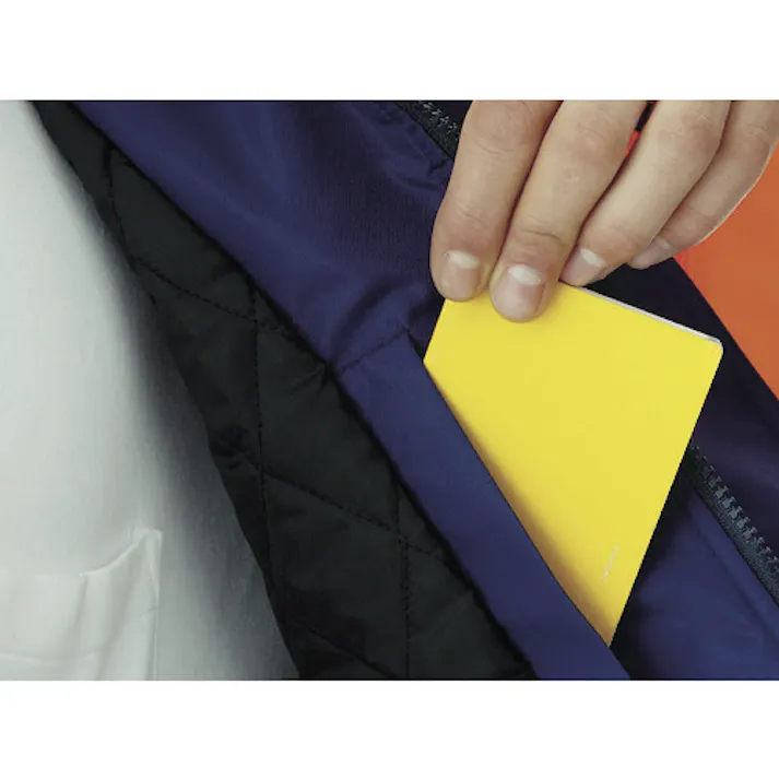 【CAINZ-DASH】ミドリ安全 高視認性 防水帯電防止防寒コート イエロー 5L SE1124-UE-5L【別送品】