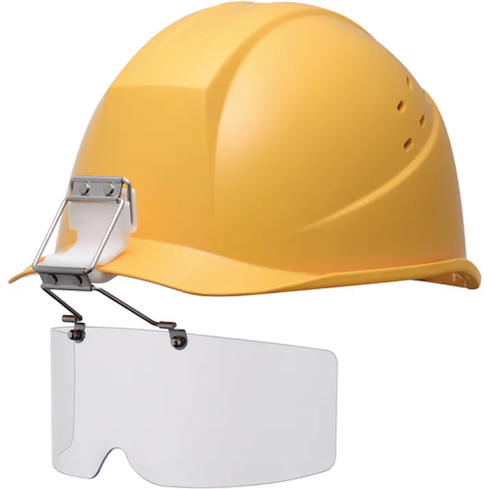 【CAINZ-DASH】ミドリ安全 ヘルメット用 フロント型 保護メガネ MF-29【別送品】