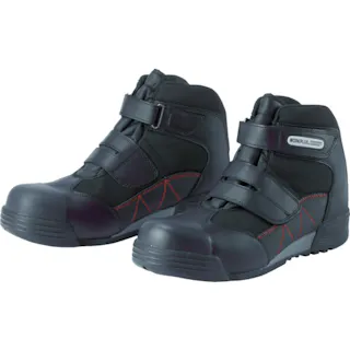 【CAINZ-DASH】ミドリ安全 ワイド樹脂先芯入りハイカットスニーカー 23.5CM MPC525-BK-23.5【別送品】