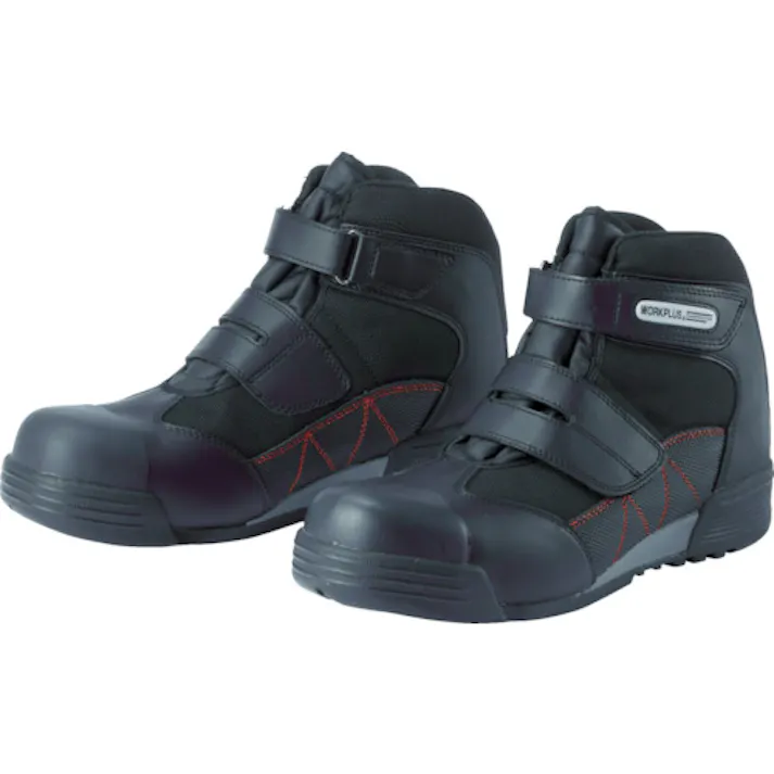 【CAINZ-DASH】ミドリ安全 ワイド樹脂先芯入りハイカットスニーカー 24.0CM MPC525-BK-24.0【別送品】