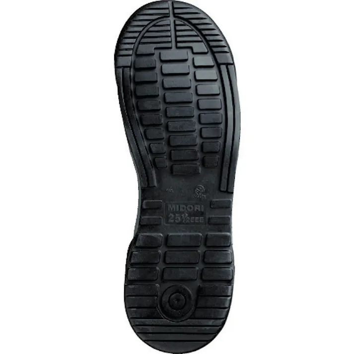 【CAINZ-DASH】ミドリ安全 ワイド樹脂先芯入りハイカットスニーカー 26.5CM MPC525-BK-26.5【別送品】