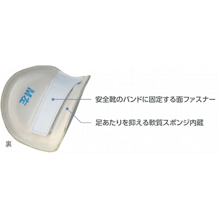 【CAINZ-DASH】ミドリ安全 スニーカー用甲プロ ネイビー L MKP-SK-NV-L【別送品】