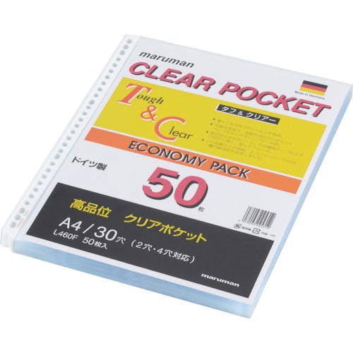 CAINZ-DASH】マルマン 【長期欠品】 A4 クリアポケットリーフ 50枚