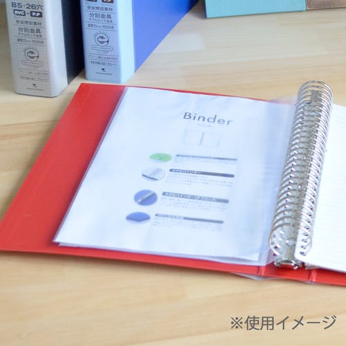 CAINZ-DASH】マルマン A4 クリアポケットリーフ 2穴50枚 L462F