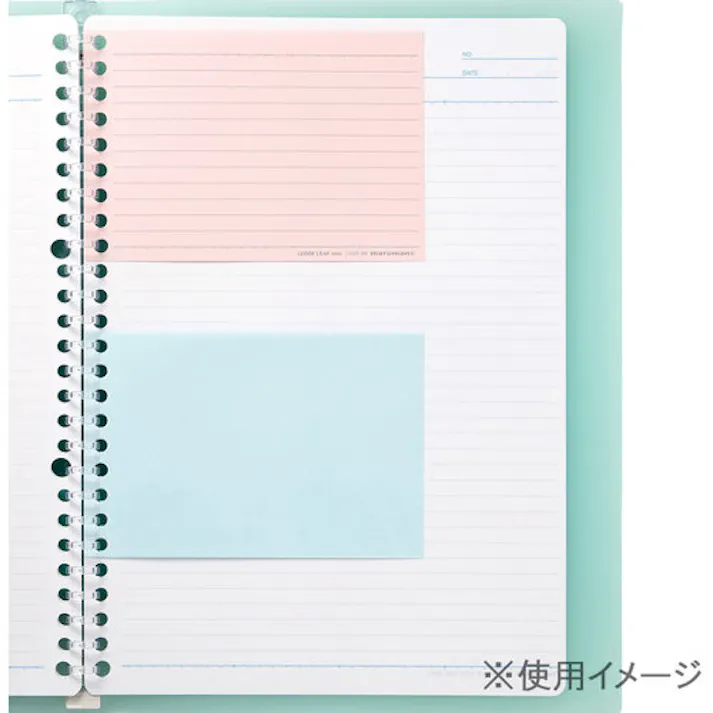 【CAINZ-DASH】マルマン B7E 書きやすいルーズリーフミニ 無地 3色アソート L1433-99【別送品】