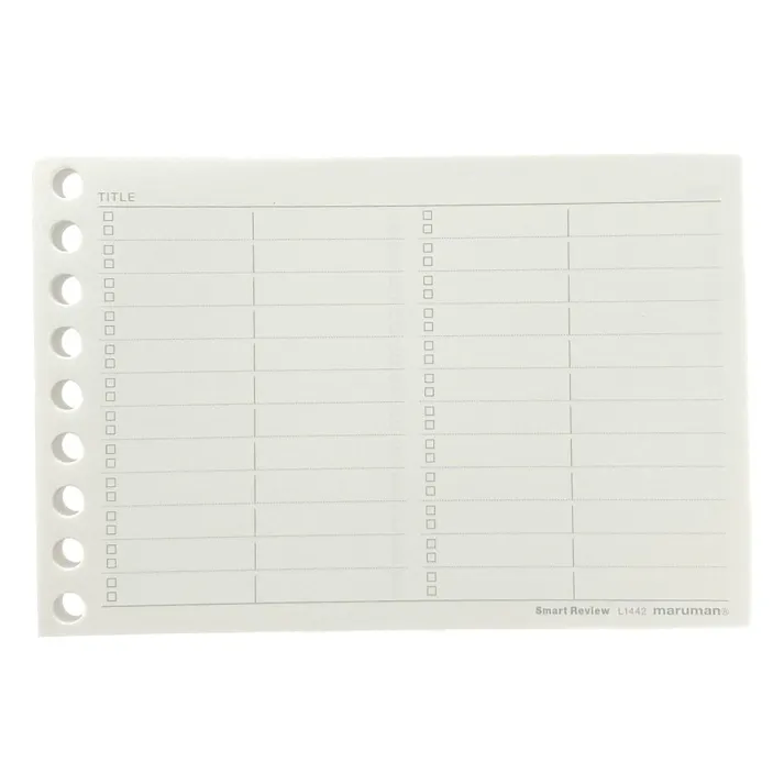 マルマン ミニルーズリーフ スマートレビュー 単語罫
