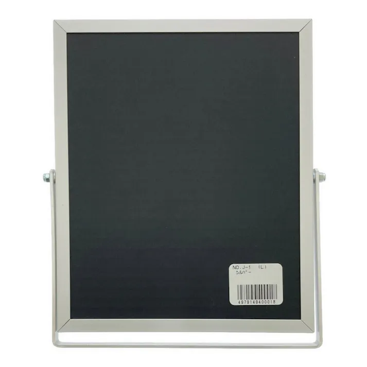 アルミフレーム卓上ミラー J-1 シルバー