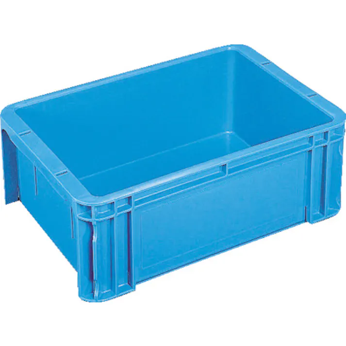 【CAINZ-DASH】三菱ケミカルインフラテック物流資材部 S型コンテナ W390×D260×H143 青 S-10【別送品】
