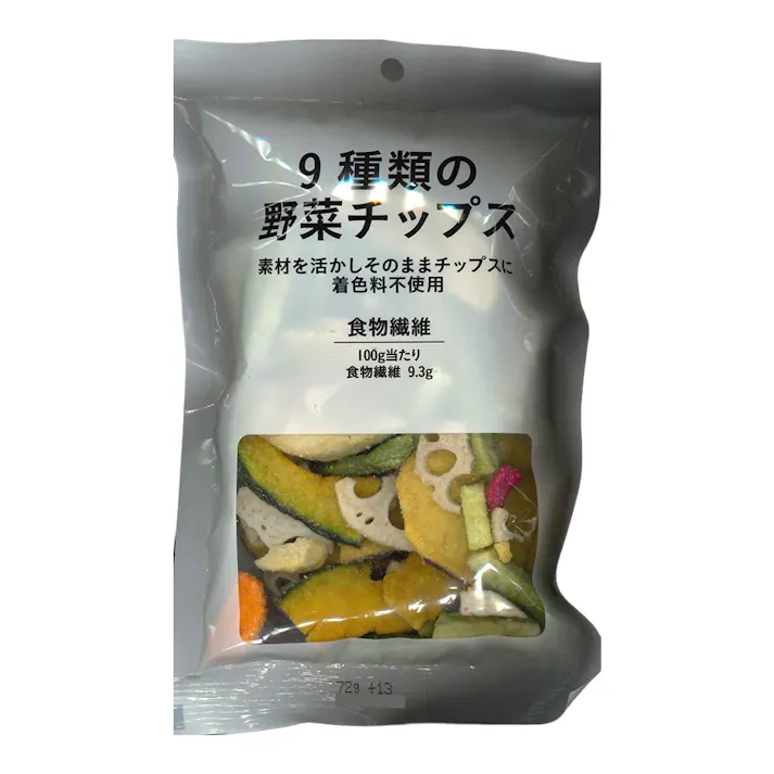 9種の野菜チップス