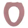 CS O型便座カバー スモークピンク