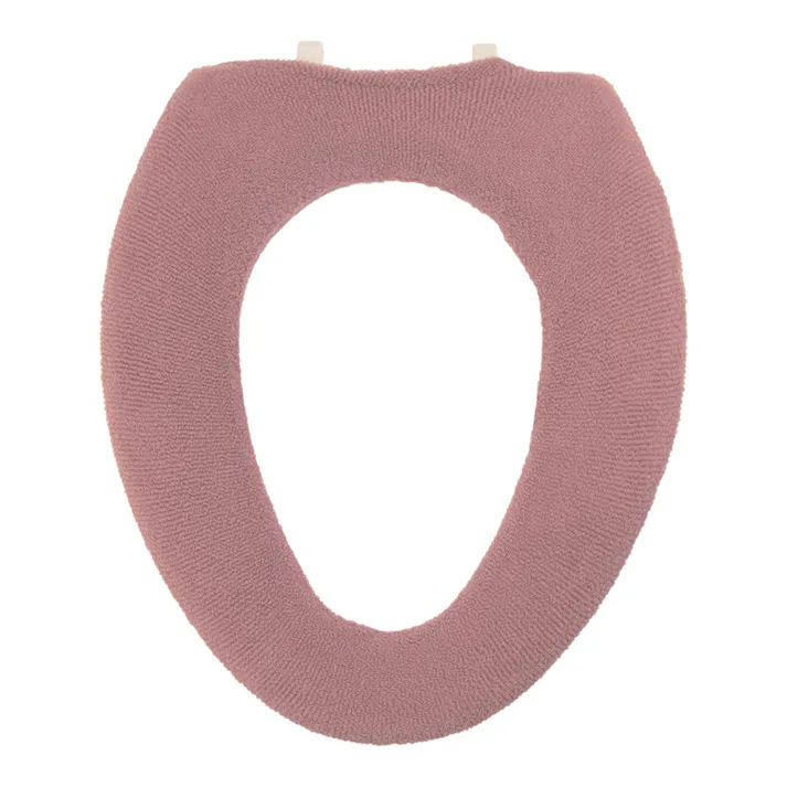 CS O型便座カバー スモークピンク