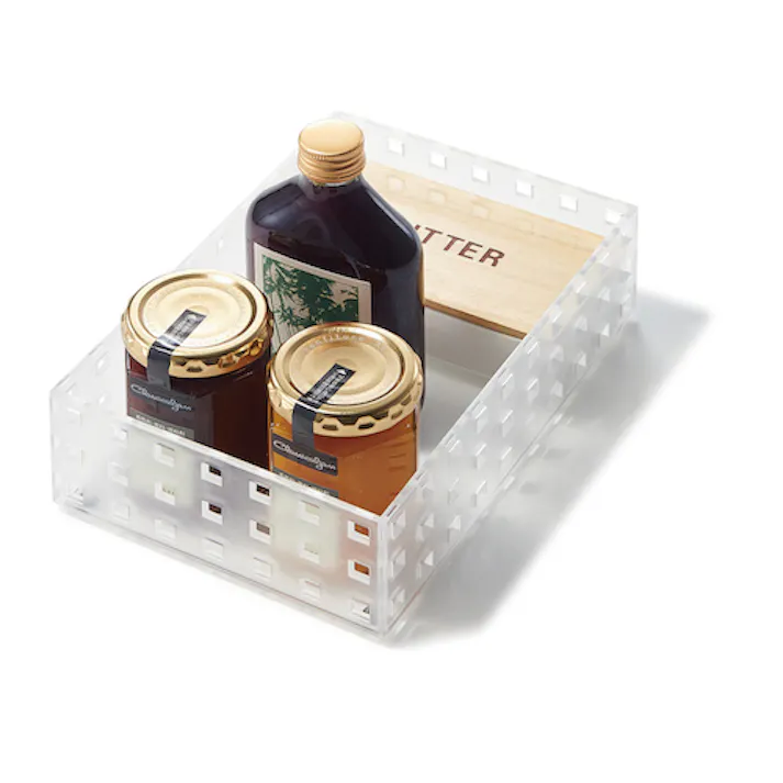 【CAINZ-DASH】ライクイット 収納ケース “ブリックス” 9002 210ミドルM Cr 173672【別送品】