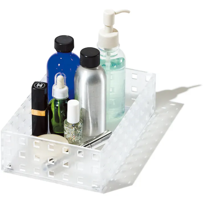 【CAINZ-DASH】ライクイット 収納ケース “ブリックス” 9002 210ミドルM Cr 173672【別送品】