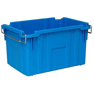 【CAINZ-DASH】矢崎化工 ポリテナー 105L PT-110 ブルー PT-110 ST B10【別送品】