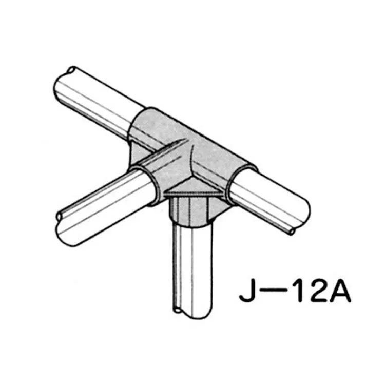 イレクター ジョイント アイボリー J-12A-S-IVO