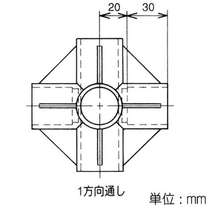 矢崎化工 イレクター ジョイント アイボリー J-15B-S-IVO