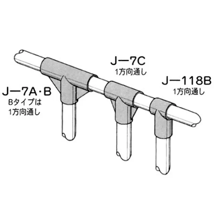 イレクター ジョイント アイボリー J-7C-S-IVO