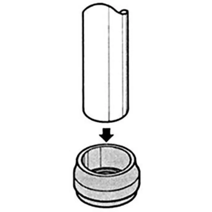 【CAINZ-DASH】矢崎化工 イレクター Φ28 ハードキャップ EF-1203 アイボリー EF-1203-S-IVO【別送品】