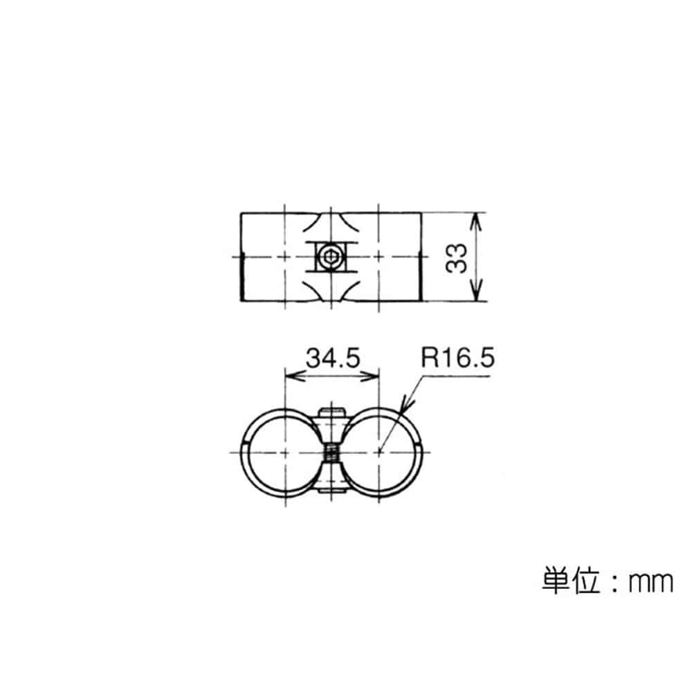 イレクター メタルジョイント HJ-11-S-BL | 作業工具・作業用品・作業