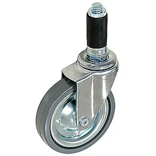 【CAINZ-DASH】矢崎化工 パイプキャスター 車輪径Φ100 自在車 ゴム車輪 YGR-100 YGR-100-ST【別送品】