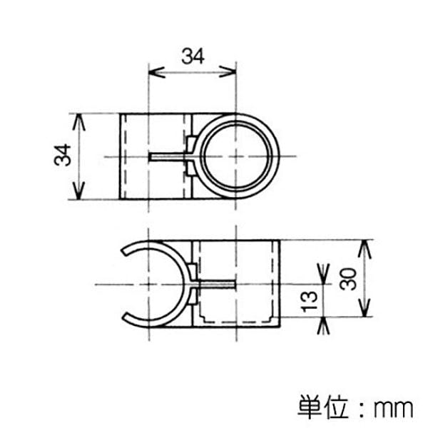 イレクター ジョイント ブラック J-71-S-BL | 作業工具・作業