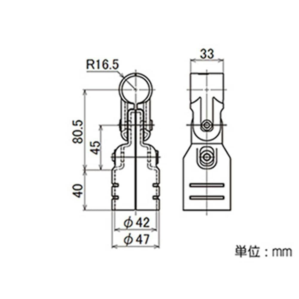 イレクター メタルジョイント LEJ-7A-S-BL | 作業工具・作業用品・作業
