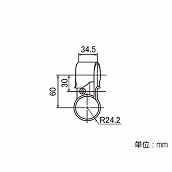 矢崎化工 イレクター メタルジョイント LJ-6A-S-BL