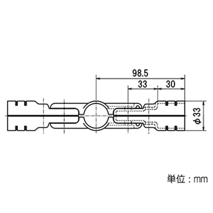 矢崎化工 イレクター メタルジョイント HJ-12-S-BL