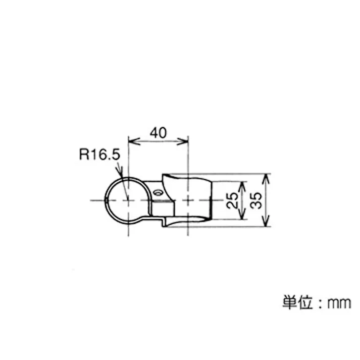 イレクター メタルジョイント HJ-6-S4-BL